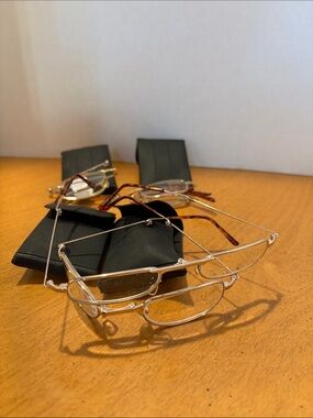 Foldable reading glasses vintage new magnifying glasses (4) unisex